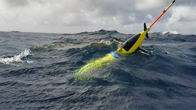 Song’s research experience includes prototyping and testing of autonomous underwater vehicles (Photo courtesy: NOAA)